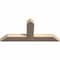 Ekena Millwork Portland Smooth Timber Gable Bracket, Douglas Fir, 48"W x 22"H x 3 1/2"D x 5 1/2"F, 11/12 Pitch GBW048X22X0406POR00SDF - alternate 3
